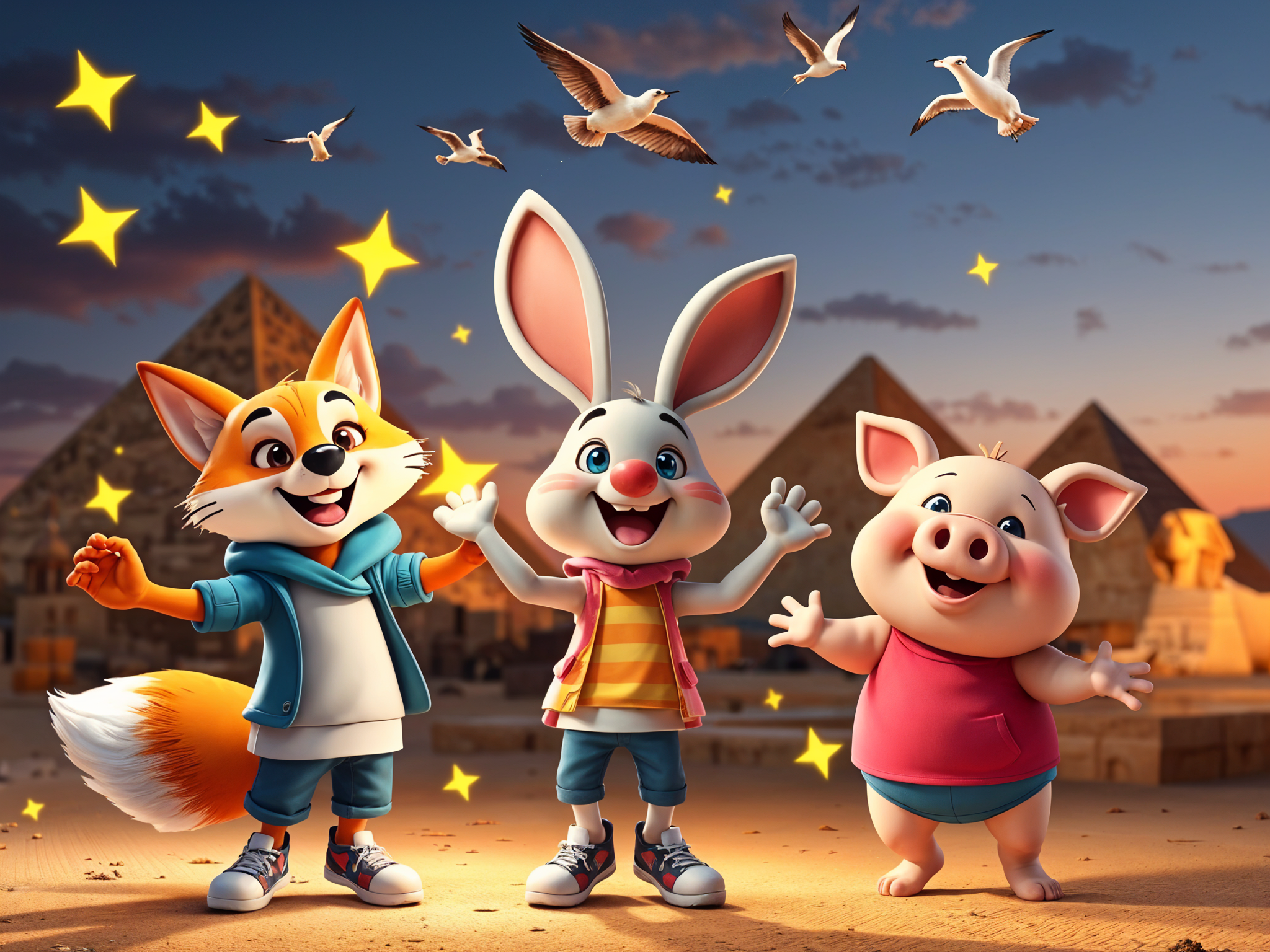 Joyful Adventure at the Pyramids