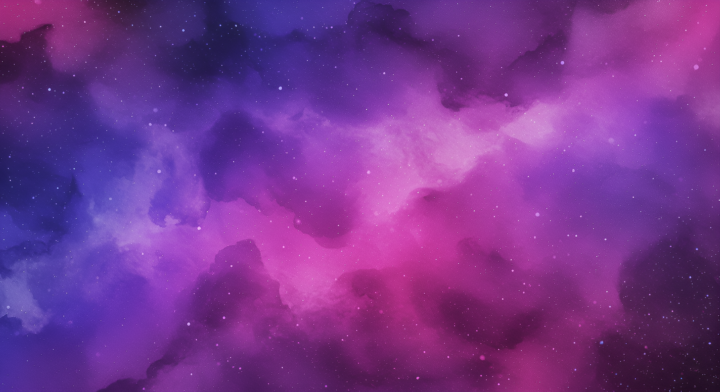 Dreamy Watercolor Galaxy Nebula-Purple Space Background Art