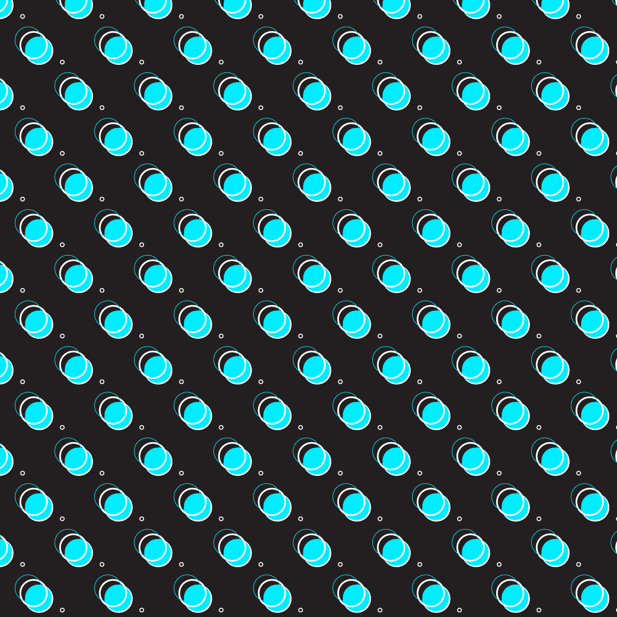 Futuristic Blue Capsule Pattern – Minimalist Tech-Inspired Design