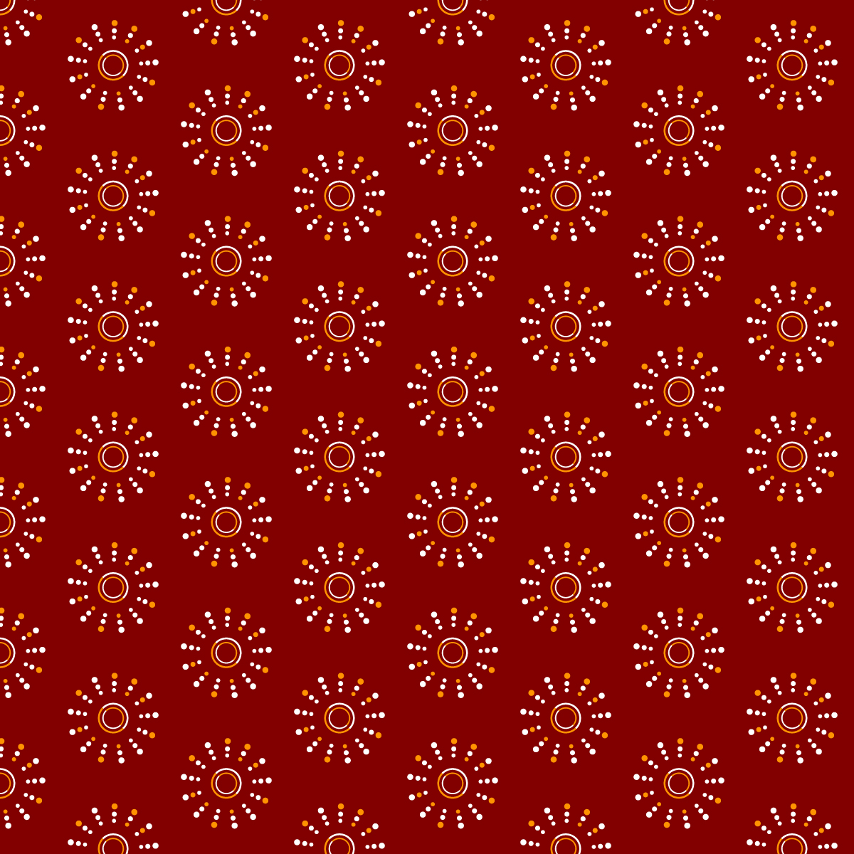 Radiant Blossoms A Vibrant Pattern of Energy