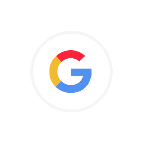 Google Modern Flat-Tech Icon for Smart Navigation & Search