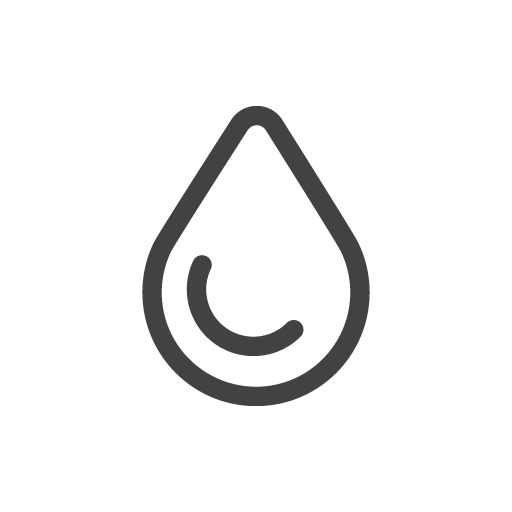 Water drop flat icon