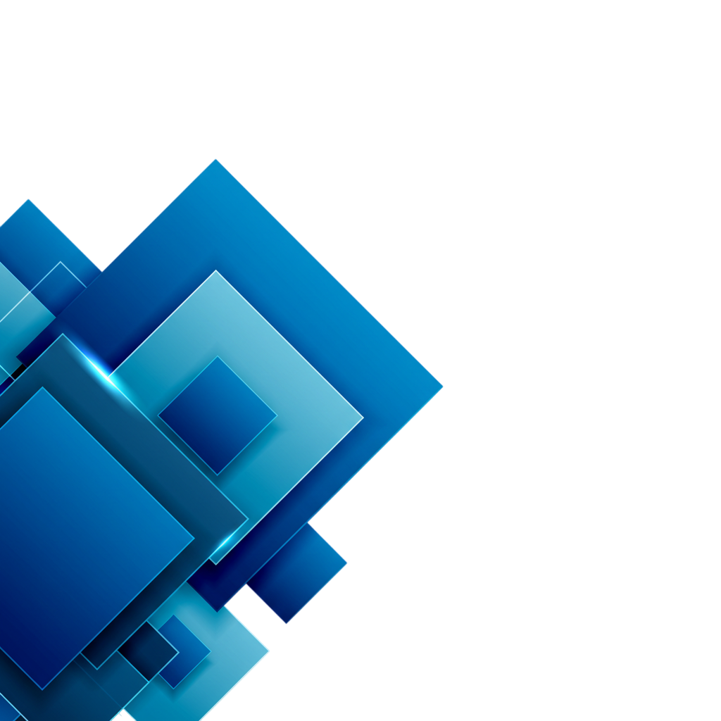Elevated Blue Geometric Harmony