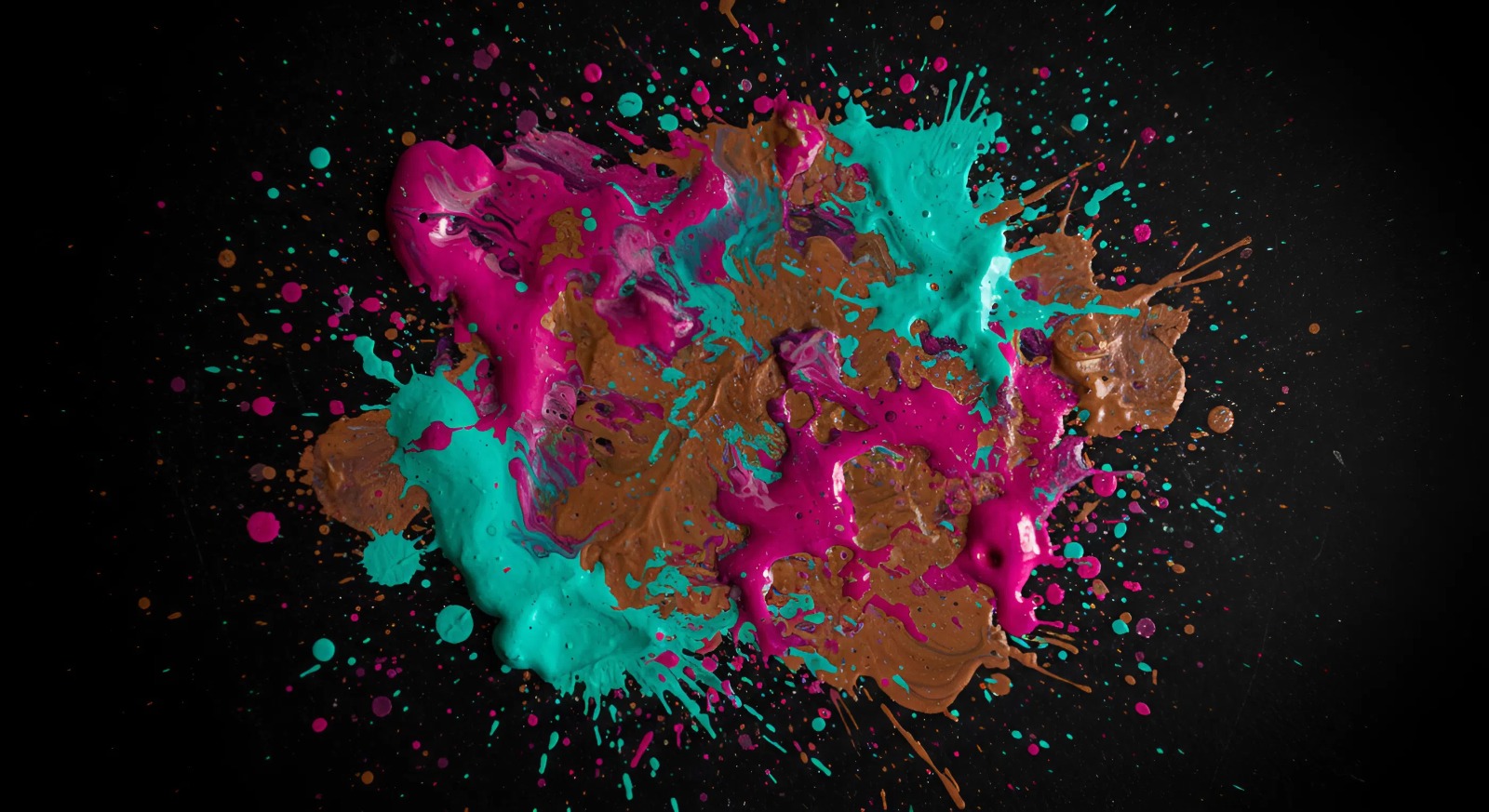 Cosmic Splash A Vibrant Dance of Colors