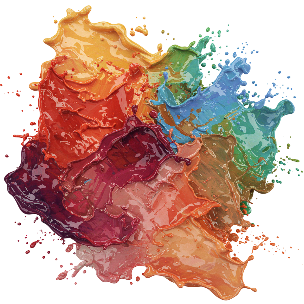 Liquid Harmony A Symphony of Splashing Colors