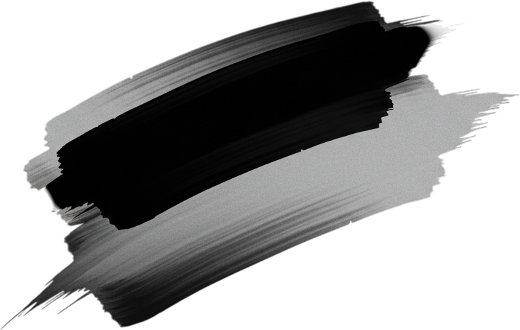 black and white paint splash