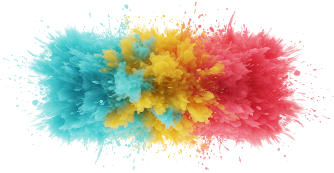 Color Burst A Vivid Explosion of Joy