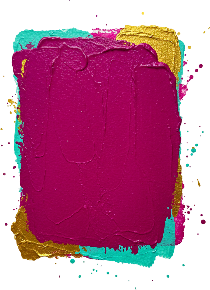 A symphony of Color paint splash banner
