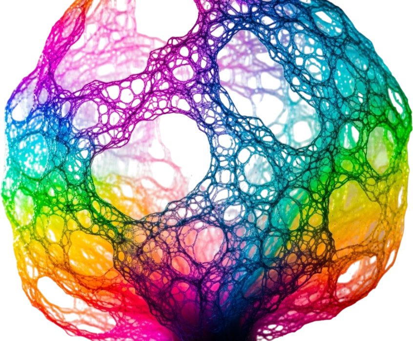 Chromatic web A Tangle of Color